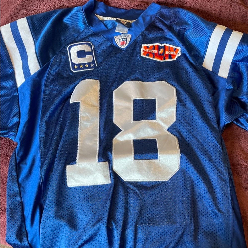 New Super Bowl Peyton Manning Colts Jersey